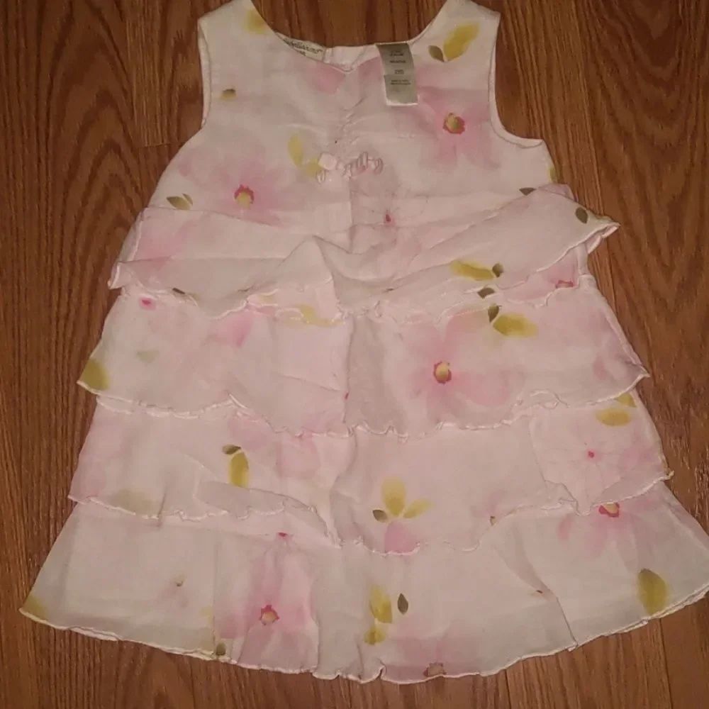 Wendy Bellissimo pink floral dress Sz 18m NWOT